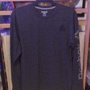 Grey Reebok shirt